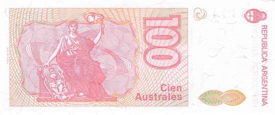Argentinien p327c C 100 Australes 1985